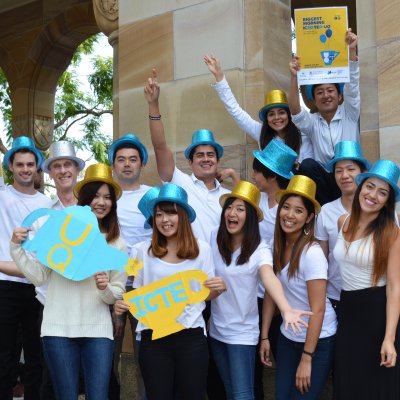 The ICTE-UQ class behind the ICed-TEa fundraiser